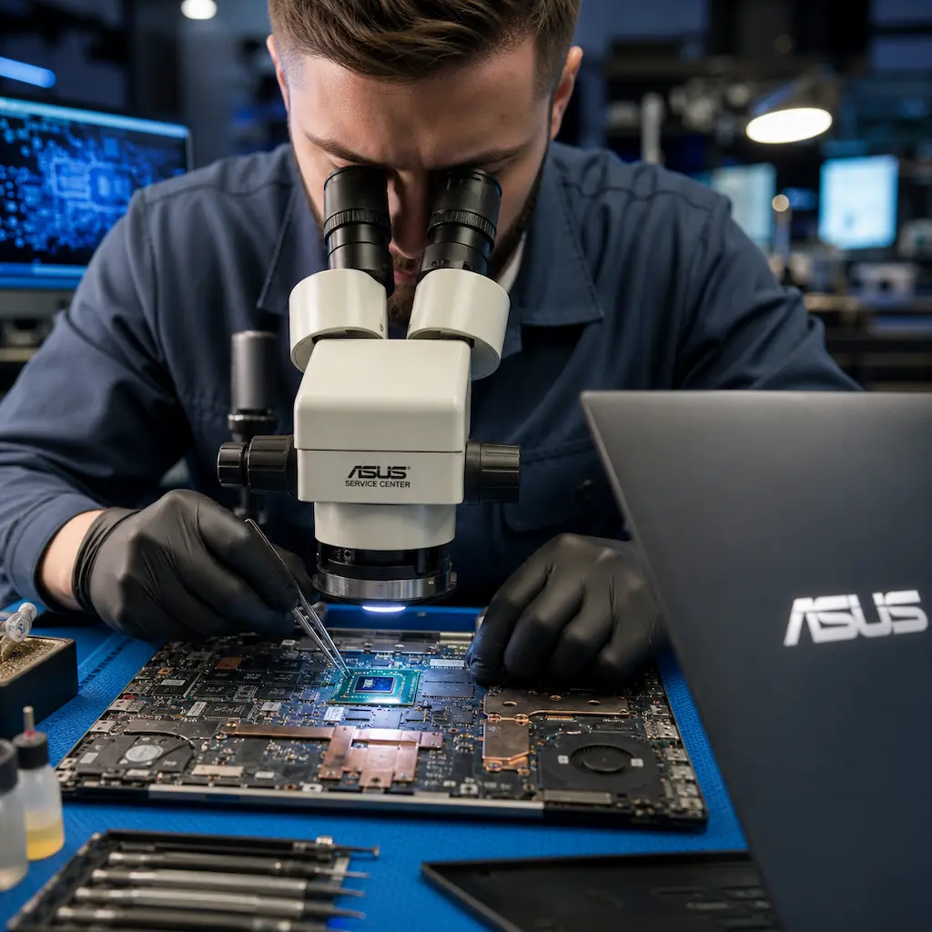Замена видеокарты ноутбука Asus в Белгороде