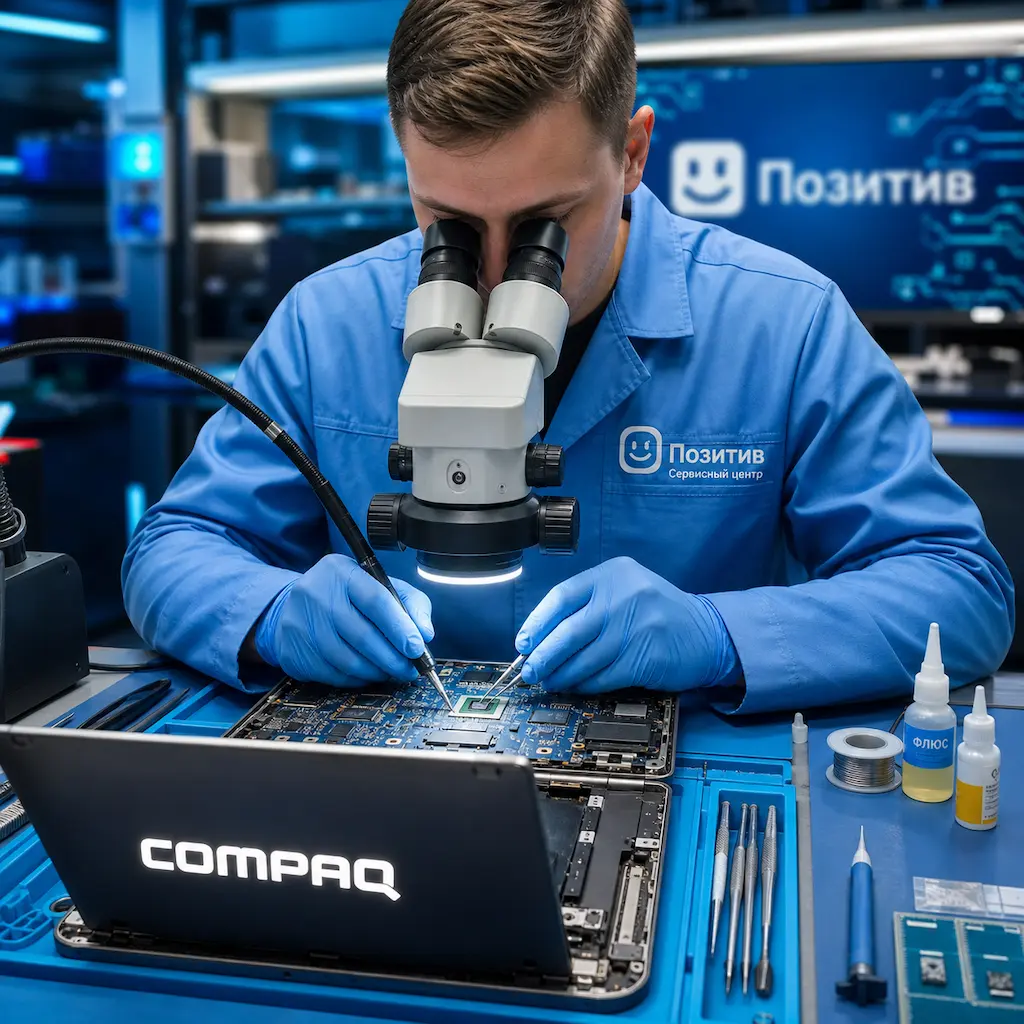 Замена видеокарты ноутбука Compaq в Белгороде