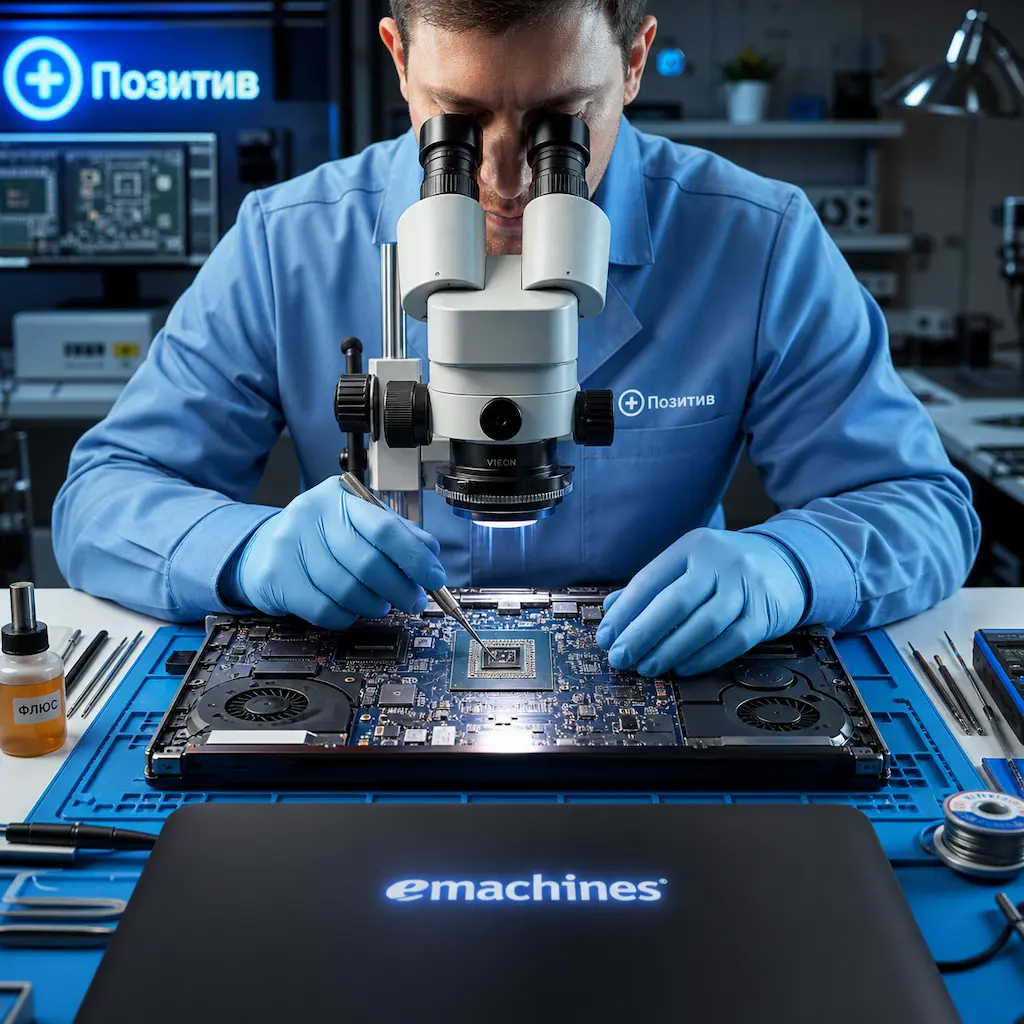 Замена видеокарты ноутбука Emachines в Белгороде