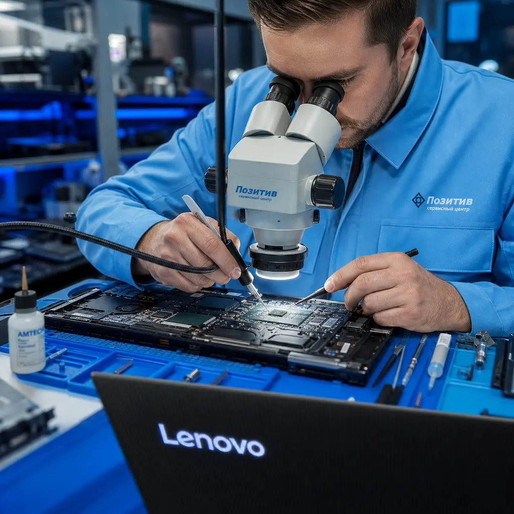 Замена видеокарты ноутбука Lenovo в Белгороде