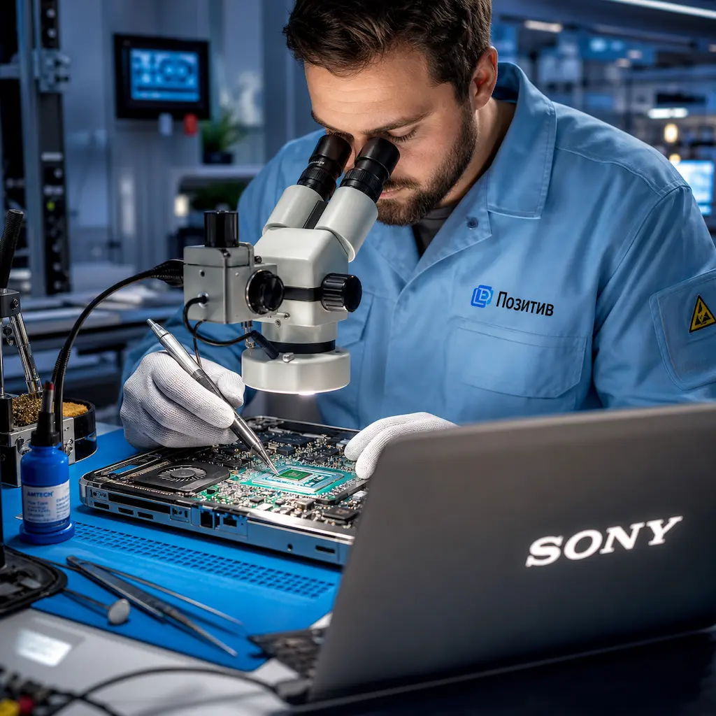 Замена видеокарты ноутбука Sony в Белгороде