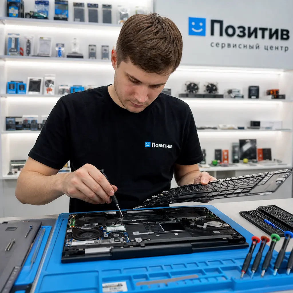 заменить клавиатуру на ноутбуке Samsung в Белгороде