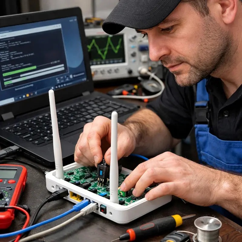 Перепрошивка WiFi роутера в Белгороде