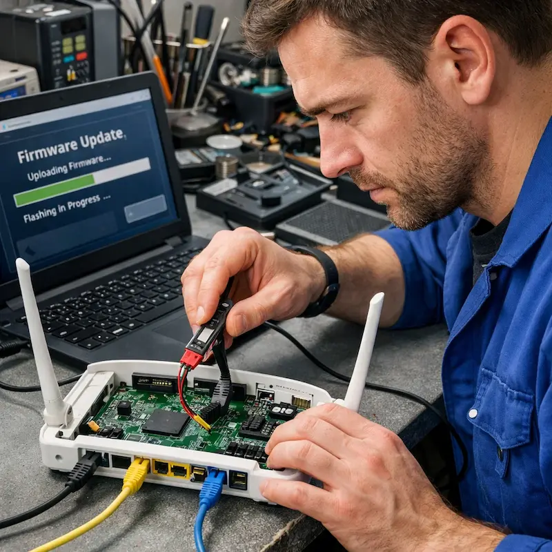 Обновление прошивки роутера в Белгороде