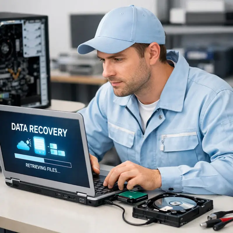 Восстановление данных и файлов в Белгороде