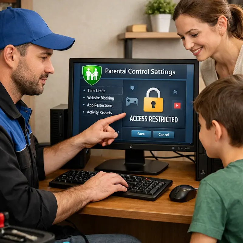 Родительский контроль на компьютере и ноутбуке в Белгороде