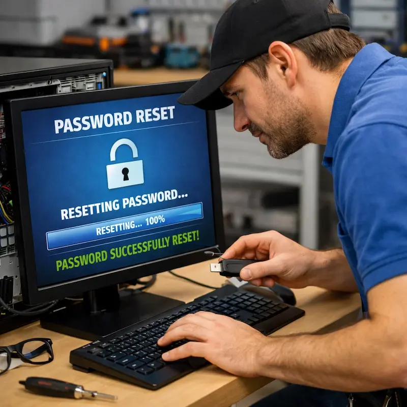 Сброс пароля от компьютера в Белгороде