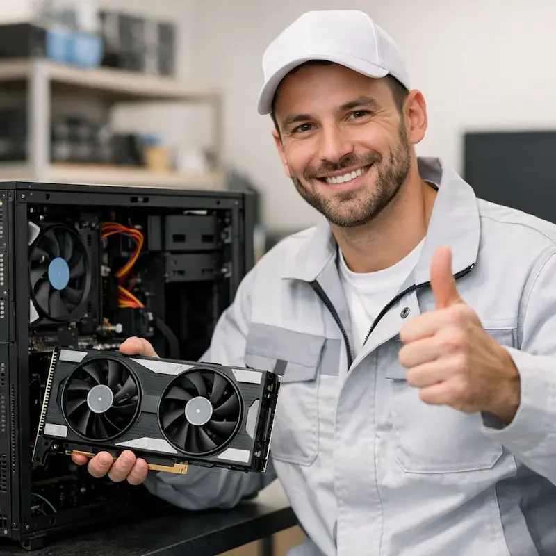 установка видеокарты на ПК в Белгороде