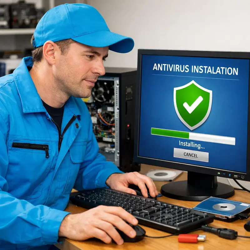 Установка антивируса на ноутбук в Белгороде