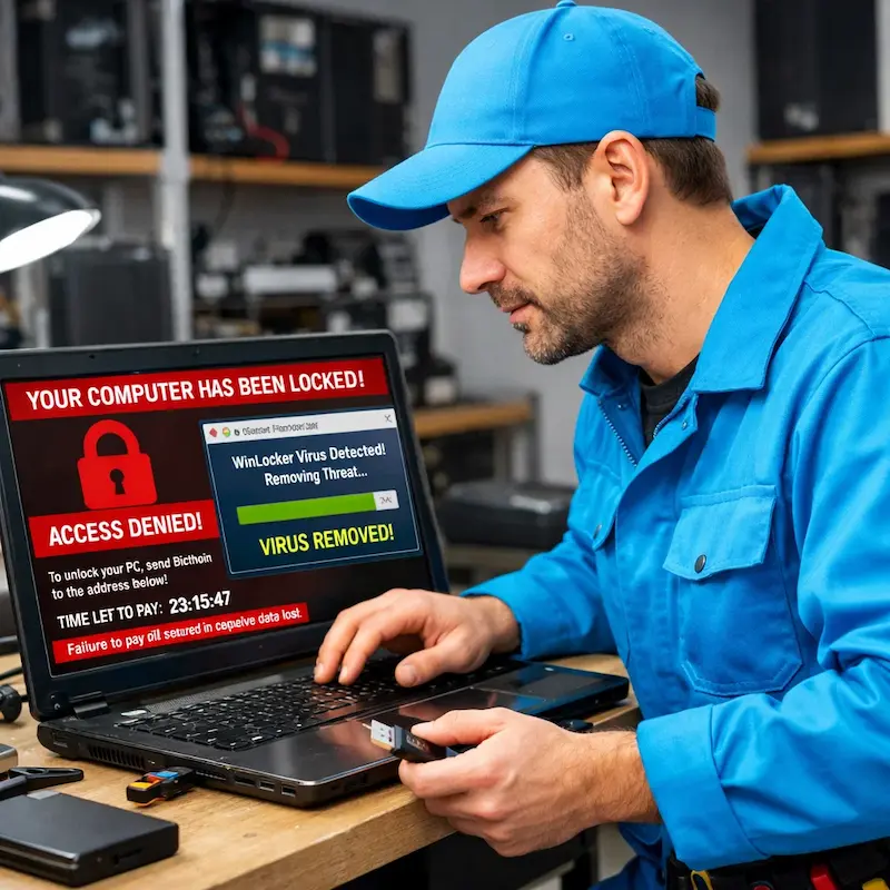 Поможем разблокировать компьютер и ноутбук в Белгороде